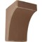 Ekena Millwork 5 1/4"W x 6"D x 8"H Clarksville Wood Vintage Decor Bracket, Weathered Brown BKTWD05X06X08CVBR - alternate 1